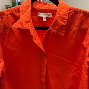Banana Republic Bright Red Button -Up Shirt